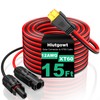 Hiutgowt 12AWG XT60 Solar Cable 15FT, Solar to XT60 Charging