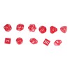 15pcs Complete Polyhedral Dice Set Acrylic D3 to D100 Spherical