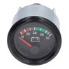 Voltage Gauge 52mm Aluminum Alloy LED Voltmeter Gauge for Diesel