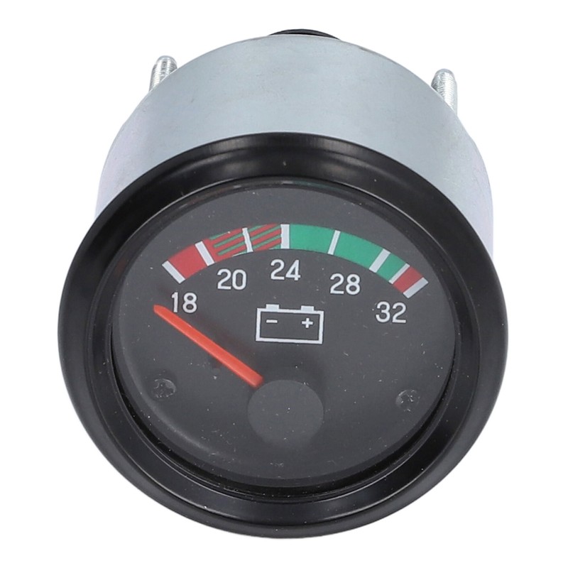 Voltage Gauge 52mm Aluminum Alloy LED Voltmeter Gauge for Diesel
