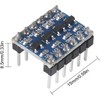 6pcs PRE-SOLDERED 4 Channels IIC I2C Logic Level Converter Bi-Directional