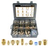 95PCS Brass Pipe Fittings Assortment Kit NPT Adapter,Hex Nipple,Hex Coupling,Reducer