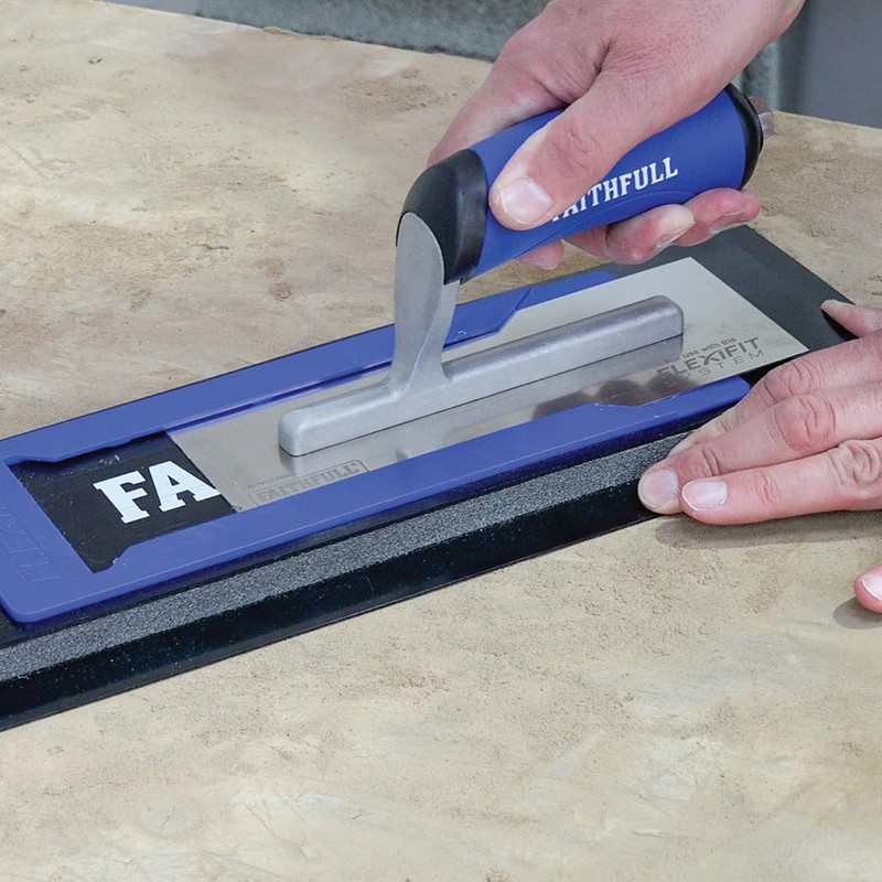 Faithfull Flexifit Plastering System Master Trowel Stainless Steel 200 x