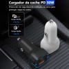 48w Cargador Auto Carga Rápida Y 30w Cargador Carga Rápida