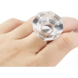 Anillo De Cristal Para Pegamento Extensiones Pestaas Mink Azar 1 Mm                                                                                   