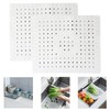 thirei Pack of 2 Sink Liners, Sink Mat, Rubber Sink