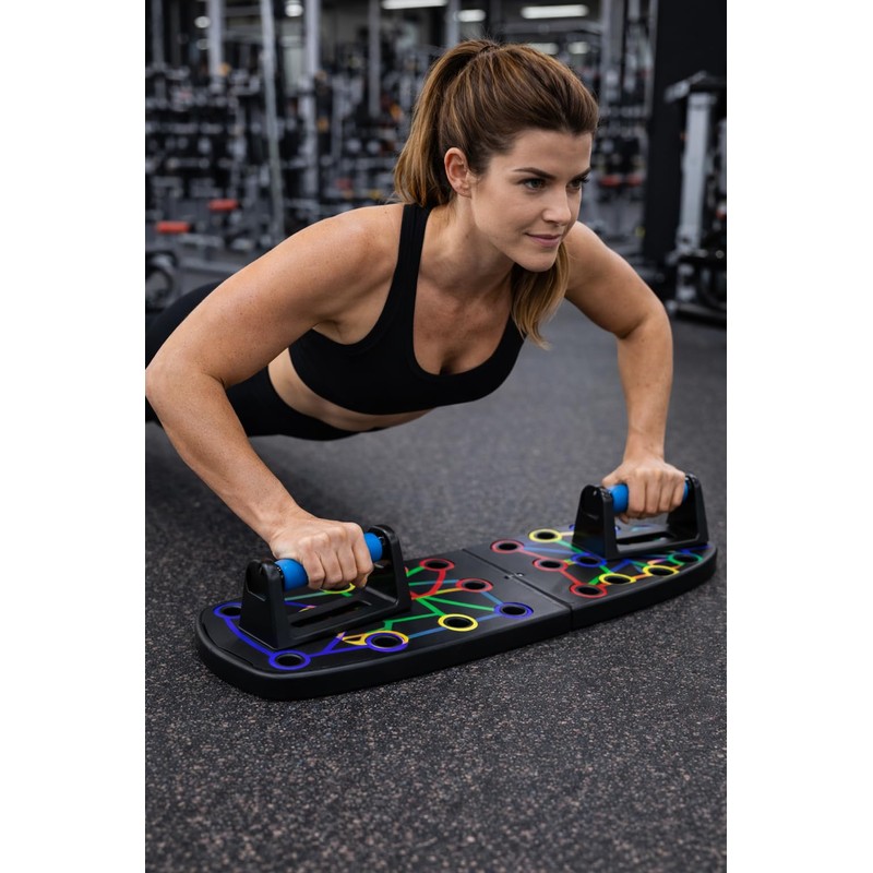 FFitness TAVOLA PER FLESSIONI PUSH UP BOARD MULTIFUNZIONE 13 IN