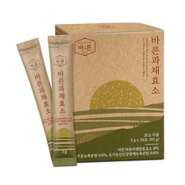 Barun 건강한약속바른 바른 저분자 클렌즈 과채 효소 30포x1박스(총 30포) Healthy Promise Correct Low Molecular Cleanse Vegetable and Fruit Enzyme 30 Sachets x 1 Box (Total 30 Sachets)