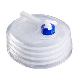 Hsthe Sea Foldable Water Container, BPA-Free Camping Water Container with Tap, Water Carrier Camping, Portable and Foldable Water Bucket for Outdoor Picnic Party BBQ Fishing, 5L