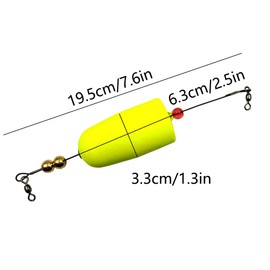 Fishing Floats 8 Pack 23g Fishing Floats Bobbers Fishing Popping Cork Trout Floats Carp Fishing Controller Floats Fishing Tackle Weighted Popping Floats Cork Trout Floats (Orange)