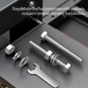 GAGIRA 10PCS 3/8-16" x 4" 304 Stainless Steel Fully Threads