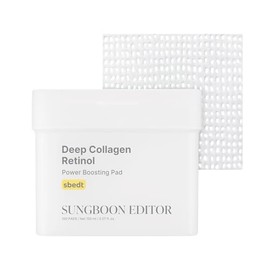 SUNGBOON EDITOR Almohadillas de retinol de colágeno profundo, hidratación profunda, cuidado de elasticidad de la piel para piel seca, líneas finas, hi