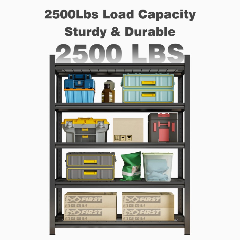 5 Lays Heavy Duty Shelves and Storage Racks Iron Stacking