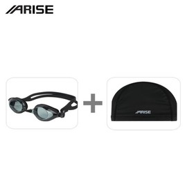 (ASGCSET) Goggles + Swim Cap 2-Piece Swimming Set / (ASGCSET) 수경+수모 수영용품 2종세트