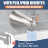 Universal Bathtub Tub Spout with Diverter, Fits 1/2" Slip-Fit Copper