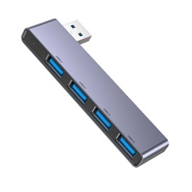 Fidioto USB Hub, 4-Port USB Splitter(1 * 3.0 Hub, 3 * 2.0 Hub) USB Splitter USB Expander for Laptop,Windows PC,Mac,Printer,Flash Drive,Mobile HDD, Notebook PC