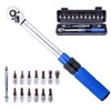 KATSU 1/4 Inch Drive Click Torque Wrench 15 PCs Set