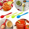 4 Pcs Mixing Spoons for Cooking, 8" Small Silicone Spoons