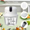 Umllpet Mini Onion Chopper, Electric Kitchen Chopper, 350 ml, USB