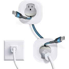 HAPYTHDA in Wall Cable Management Kit, Recessed Outlet for Low Voltage Cables, TV Cable Hider Wall Kit, Cord Hider for Wall Mounted TV, Wall Cable Management for TV Wires, Includes Drill Attachment