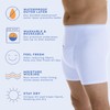 Wearever Men’s Incontinence H-Fly Boxer Brief for Bladder Control with