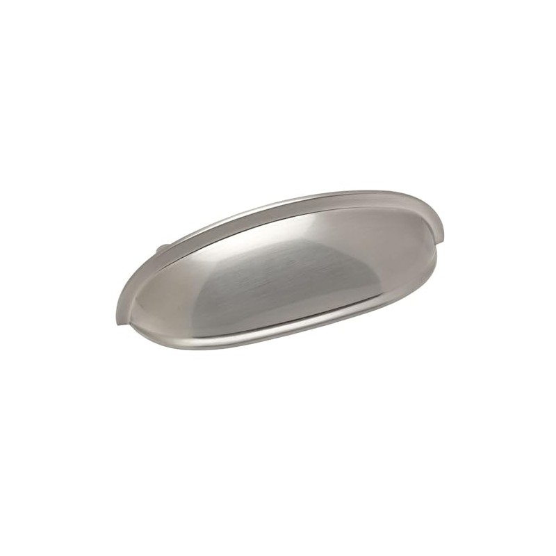 Cosmas 7712SN Satin Nickel Cabinet Hardware Bin Cup Drawer Handle