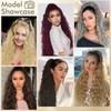 HYYLFS Claw Clip in Ponytail Extension 30 Inch Long Wave