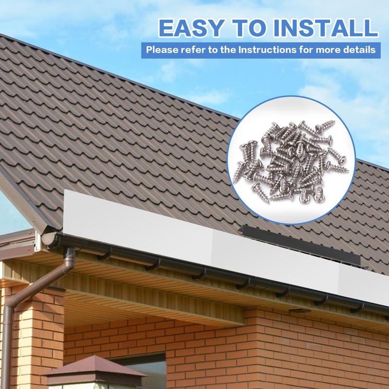 Gutter Valley Splash Guards Straight Roof Rain Diverter Roofing Gutter