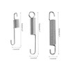 6 Pcs Silver Metal Motorcycle Side Kickstand Springs Universal Steel
