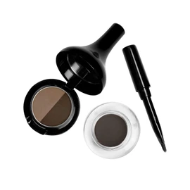 KRISTOFER BUCKLE Brow Champion® Brow Enhancing Pomade and Powder Brunette 0.09 oz. | all-in-one brow enhancing product, Featuring a pomade & two powders for fuller looking brows | Brunette