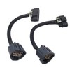 QIEFOAD HID to Halogen Headlight Conversion Wiring Adapter 2PCs Fit