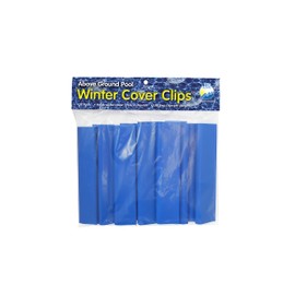 Jed Pool Tools 85-960-12 Winter Cover Clips, 12 Per Bag, Blue