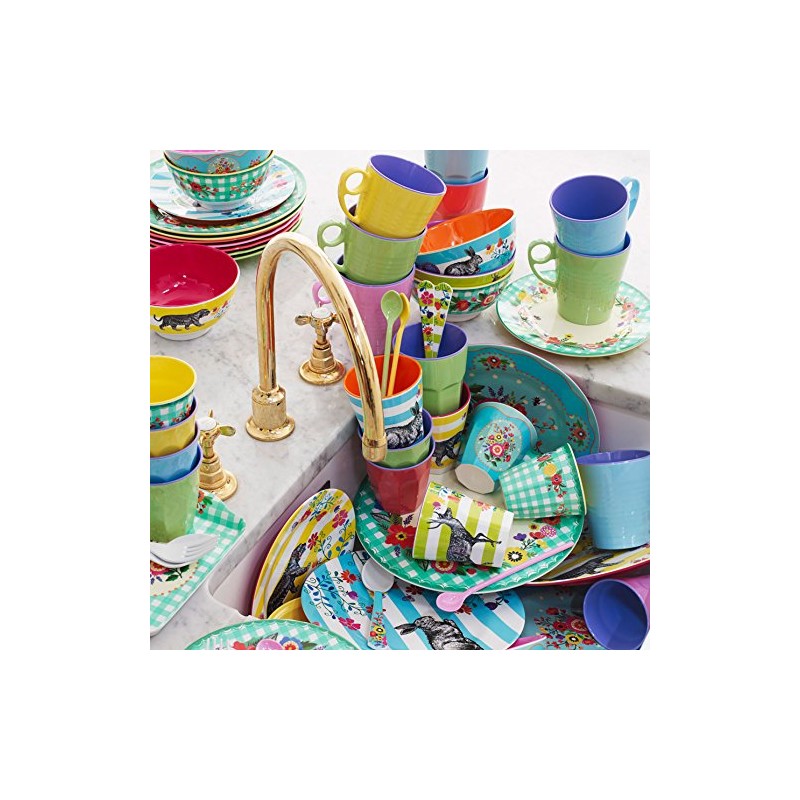 Ginger 20.5 x 20.5 x 2 cm Deer Stripy Melamine
