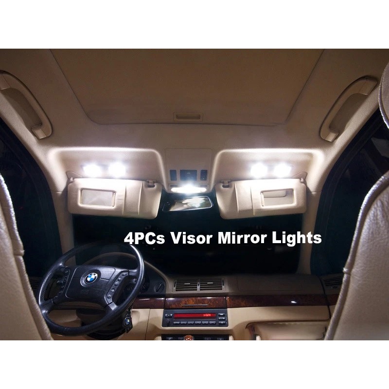 Mr. Brighton 18Pc Super White Car Interior LED Light Bulb