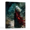 Dragon-Slaying Warrior canvas wall art decor - Back View of