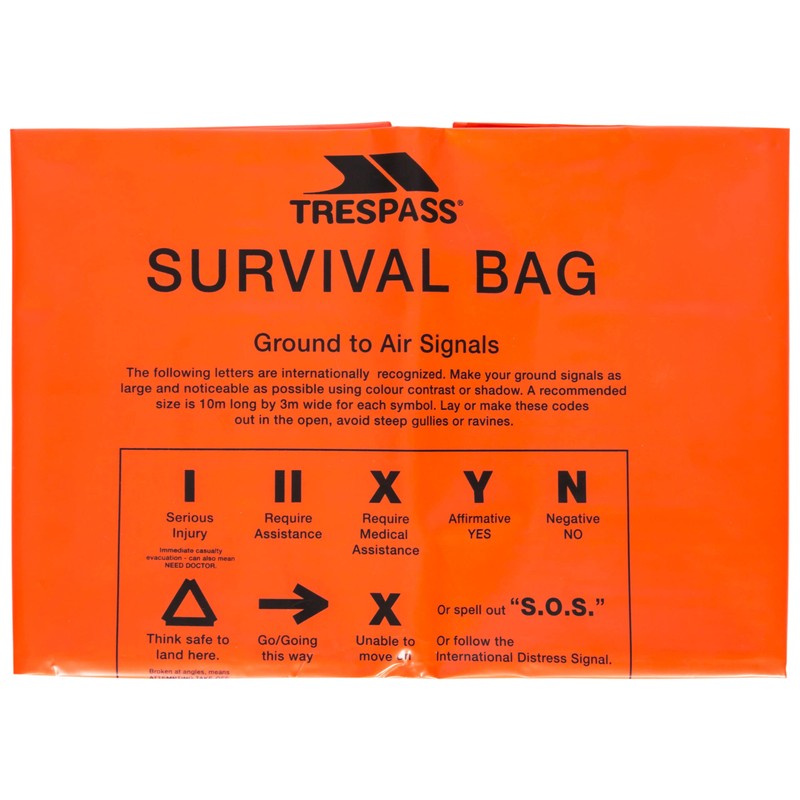 Trespass Radiator, Orange, Rettungsdecke / Thermodecke / Rettungsfolie / Survival