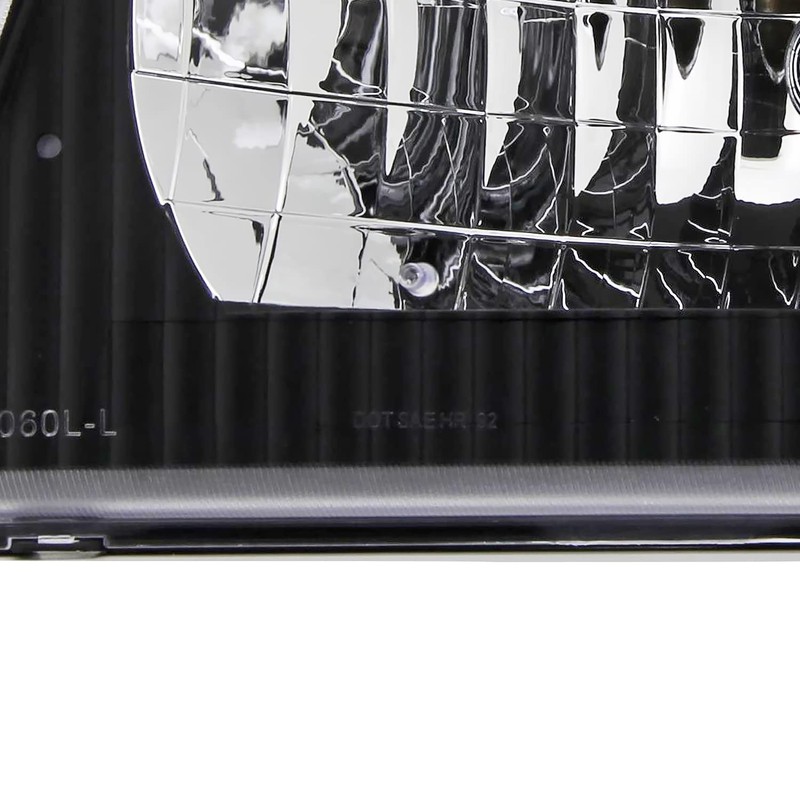 Spec-D Tuning Black Housing Clear Lens Headlights + Corner Lights