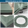 Mattress Protector Waterproof Double 135x190cm, Fitted Sheet, Rubber Band Mattress