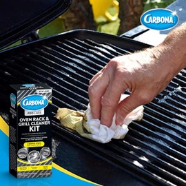 Carbona Oven Rack & Grill Cleaner | Eliminates Thick Grease & Build-Up | Griddle & BBQ Cleaning Solution | 16.8 Fl Oz, 2 Pack