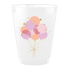 Slant Collections Birthday Party 8-Count Reusable BPA-Free Plastic Frost Cups,