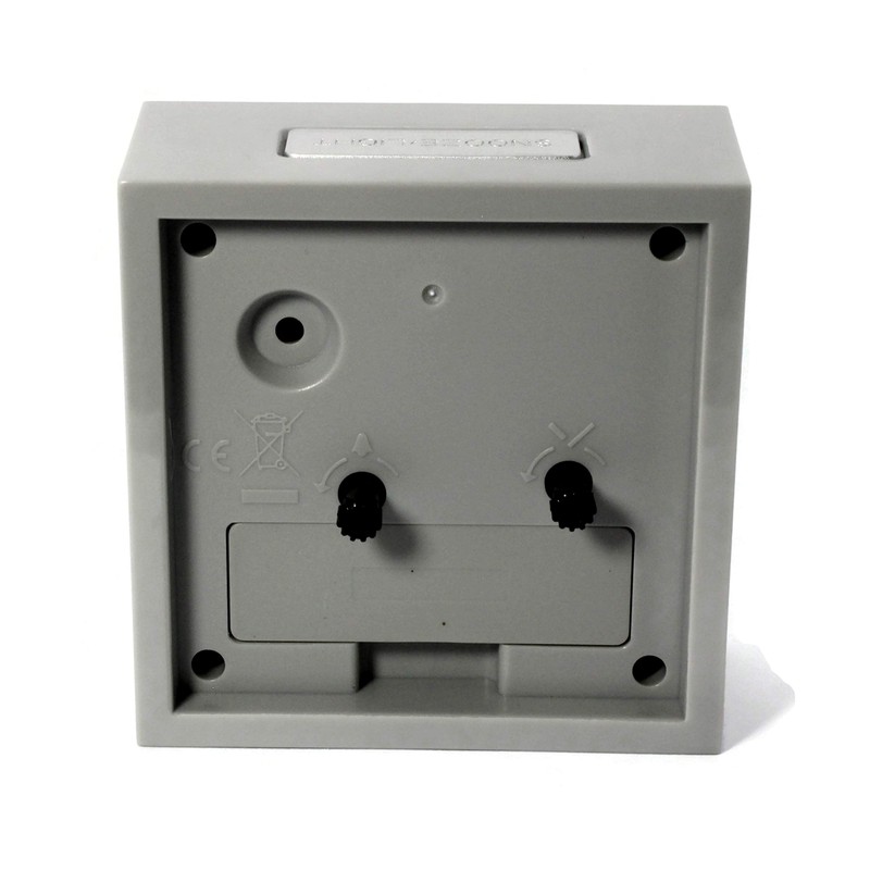 Atlanta Quartz alarm clock without ticking, creeping second, light, flashing