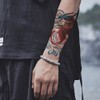 Gwolf 24 Sheets Wolf Tattoo Temporary Personality Wolf Tattoo Sticker