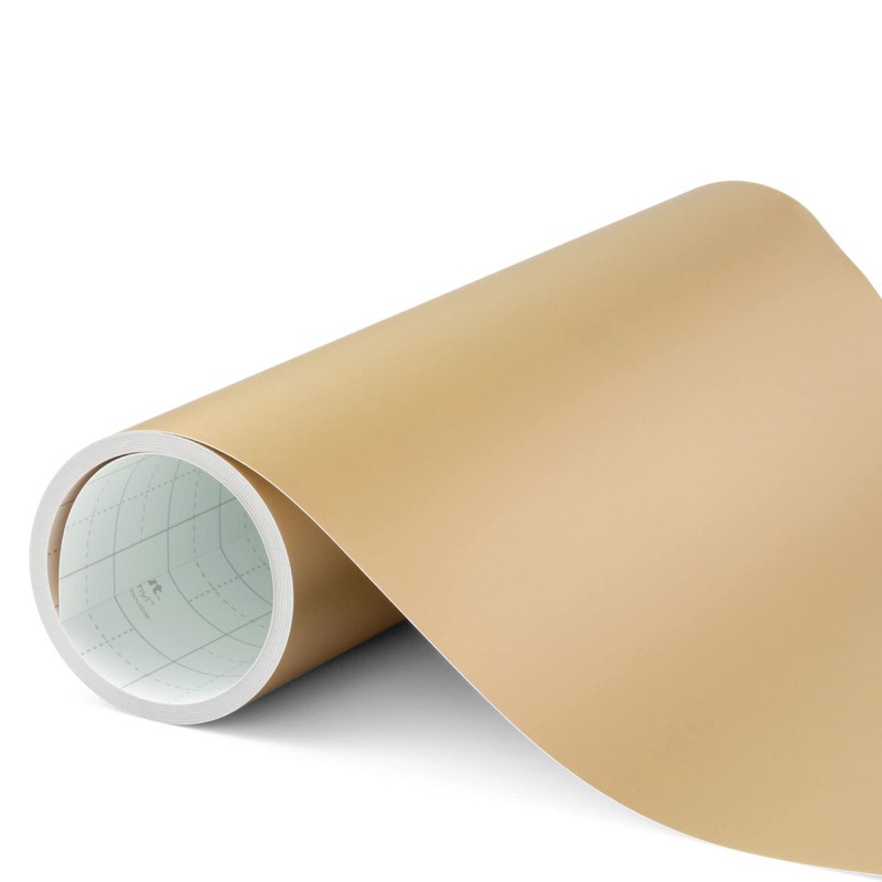 Cricut Matte Metallic Smart Vinyl – Removable (12 ft), Champagne