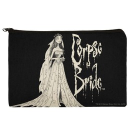 Corpse Bride Logo and Silhouette Makeup Cosmetic Bag Organizer Pouch