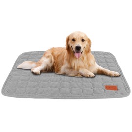 NICOLA Guinea Pig Cage Liner, Washable Reusable Guinea Pig Pee Pads,Absorbent Guinea Pig Pee Pads for Rabbits, Guinea Pigs (Light Grey, 60 * 45cm)