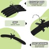 Jetec 24 Pieces Satin Padded Hangers with 360° Swiveling Hook