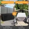 NettyPro Fade Resistant Fire Pit Table Cover Rectangular Waterproof Heavy