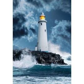 Clementoni Jigsaw Puzzle Collection - Lighthouse In The Storm 1000 Pieces - Puzzle For Adults 14-99 Years, Gift For Men/Women, Landscape, Made In Italy, 39828