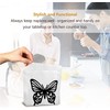 JOZMMZEOOA 2pcs Iron Napkin Holder Butterfly Napkin Holder Metal Freestanding