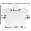 Rainbow Decors Wildflowers Meadow Casserole Dish with Lid 500 ml